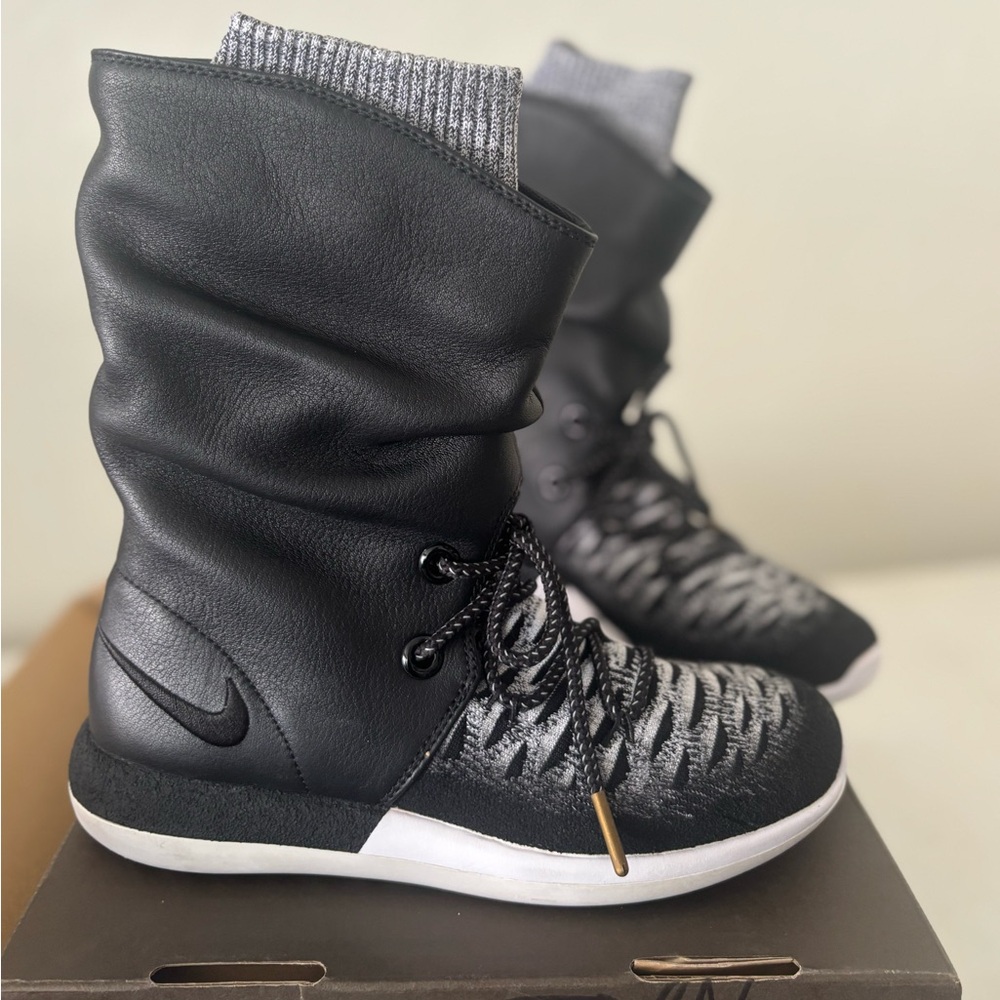 Nike Black and Gray Mid-Calf Sneakers- New without box